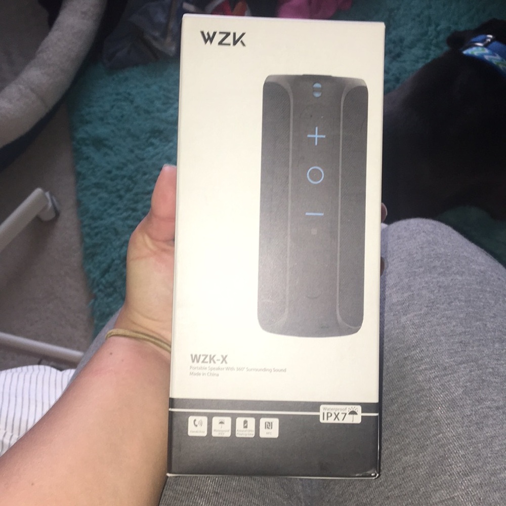 Wireless speaker waterproof!!! NEVER USED
